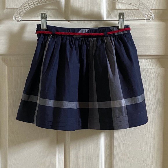 Burberry Girl Navy Plaid Skirt size 6Y / 114cm - Picture 4 of 11